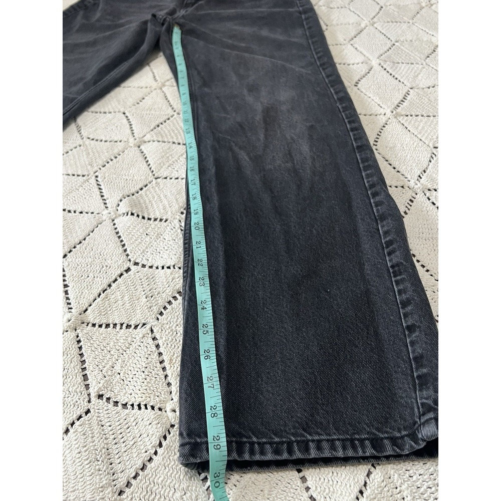 ZARA jeans Woman's Size 6 Black Pants Minimalist 100% Cotton Good Quality - Picture 3 of 9